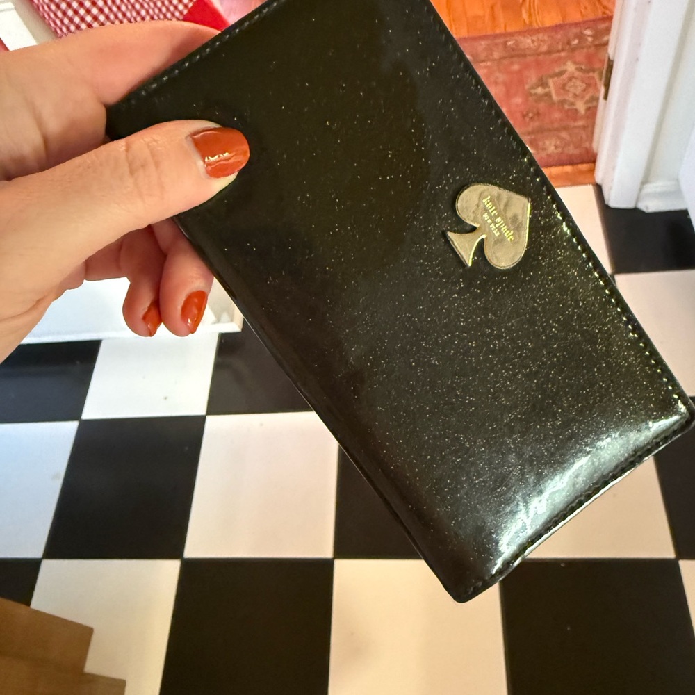Kate Spade Brown Glitter Wallet